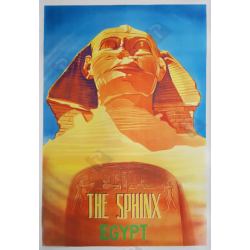 Affiche ancienne originale The Sphinx Egypt 1957