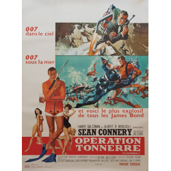 Original vintage poster James Bond Thunderball French