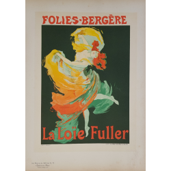 Maîtres de l'Affiche Planche originale 73 Loïe FULLER Jules CHERET