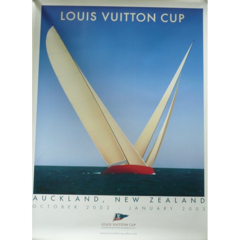 Louis Vuitton Cup Challenger races for the America’s cup large poster by  Razzia 1986-1987
