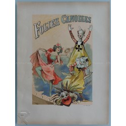 Les programmes illustrés Original Plate 37 Folies Canoises