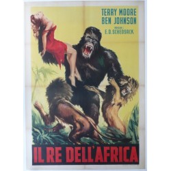 Original vintage poster cinema Italy " Il re dell'africa, Mighty Joe Young "