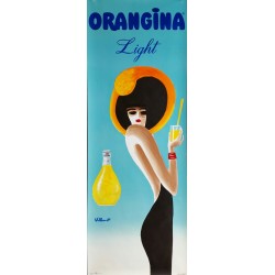 Original vintage poster Orangina Light - Bernard Villemot