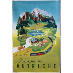 Original vintage poster Voyages en Autriche - Atelier KOSZLER