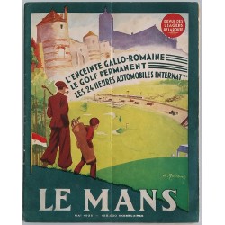 Magazine Revue des usagers de la route Mai 1935 Cover Le Golf du Mans - André GALLAND