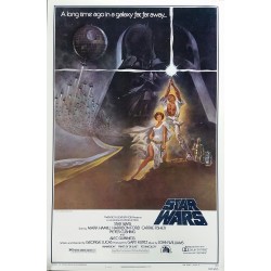 Original vintage cinema poster Star Wars NSS 77/21 One sheet Style A