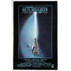 Affiche ancienne originale cinéma Return of the Jedi One sheet Style A Star Wars