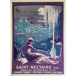 Original vintage poster Saint-Nectaire IRAN D'AIGLE PLM