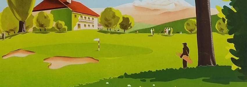  Golf Affiches anciennes originales de golf