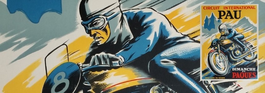  Motocyclisme Affiches anciennes originales du sport moto